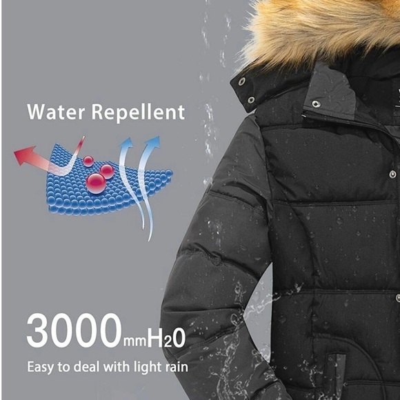 Whatdo Puffer coat with detachable hood - Picture 3 of 7